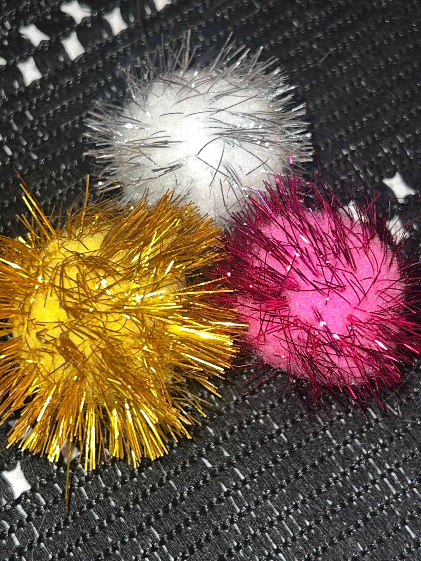 50-Pack Pom Pom Cat Toy Balls (1.2”) – Colorful Lightweight Chase Toys for Indoor Cats | Shady Jaydeyy