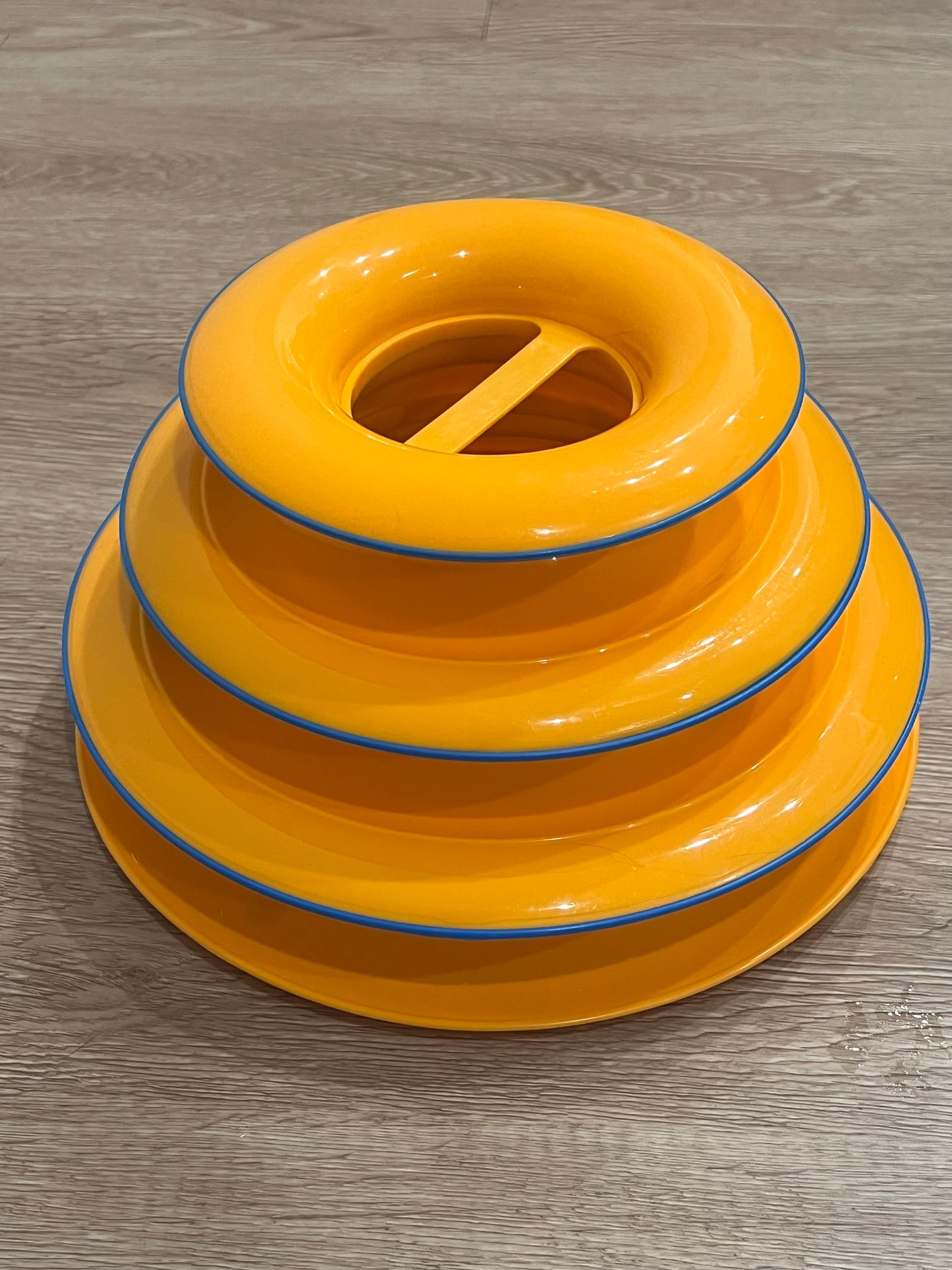 Interactive Cat Toy Spinning Tower | Multi-Layer Puzzle Toy for Indoor Cats | Boredom-Busting Cat Entertainment