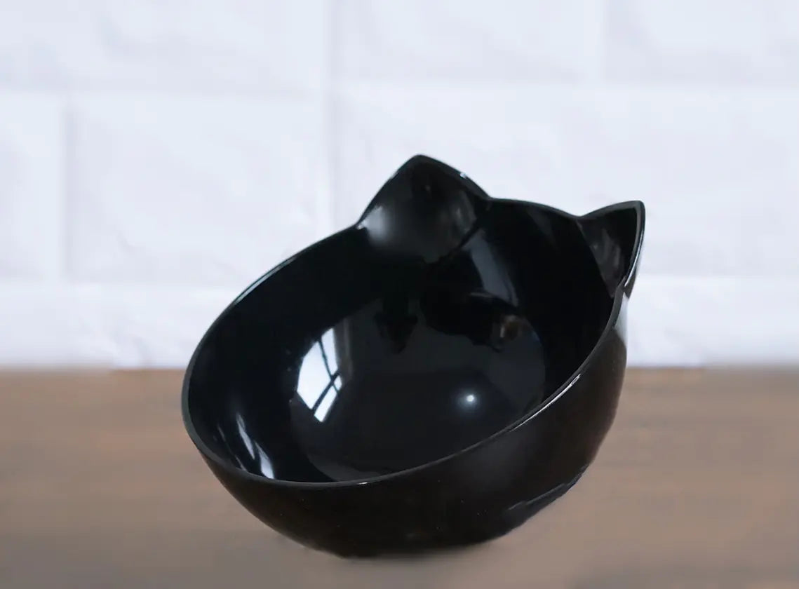 Elevated Anti-Slip Double Cat Bowl for Better Digestion | Whisker-Friendly Food & Water Feeder
